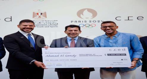 "مليون جنيه".. Cred تُكرم أحمد الجندي بعد إنجاز أولمبياد باريس